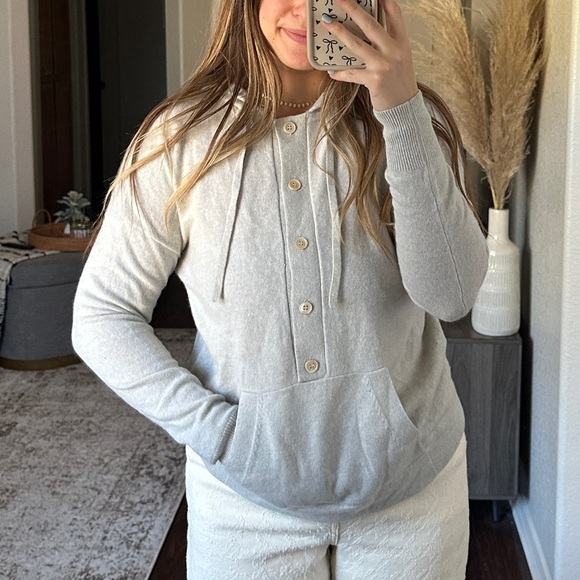 Jcrew 100% cashmere hooded sweater - size S - Picture 9 of 9